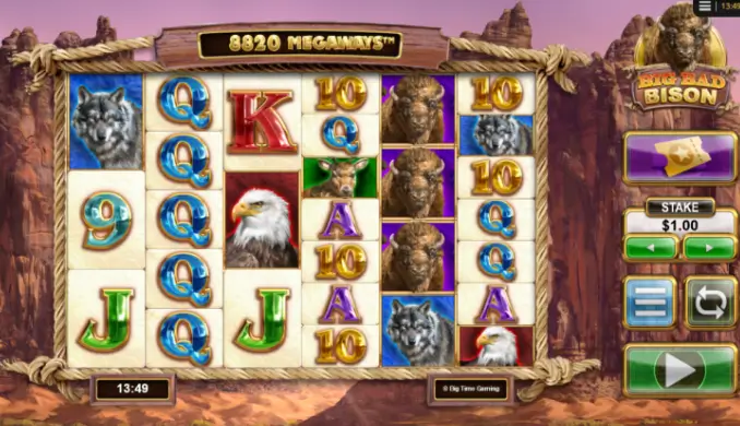 Petualangan di Alam Liar Hadir dalam Big Bad Bison Megaways