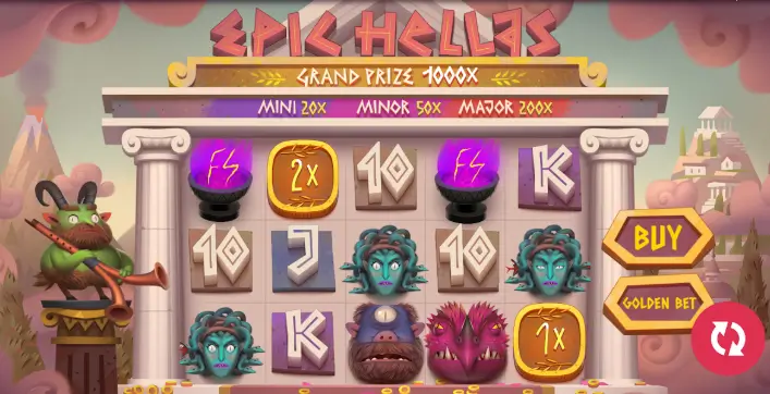 Dari Zeus hingga Hades, Semua Hadir di Game Epic Hellas