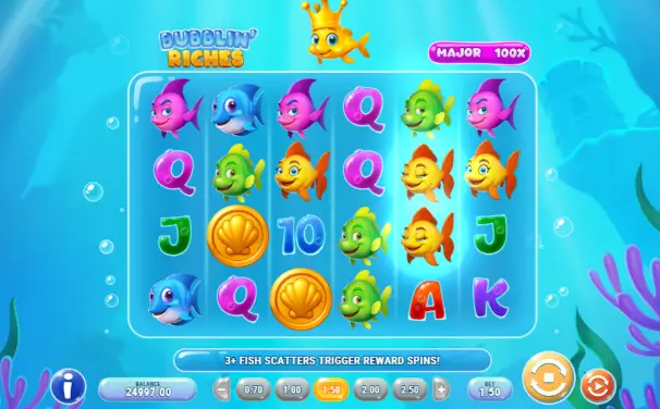 Game Tema Laut yang Menghibur Hadir dari Play’n GO, Bubblin Riches